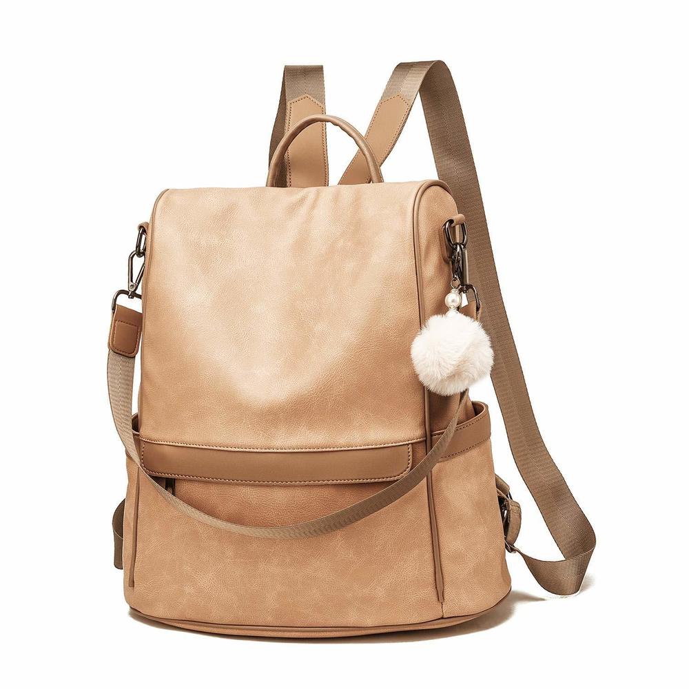 Women Backpack Purse PU Leather Anti-theft Casual Shoulder Bag Fashion🐹